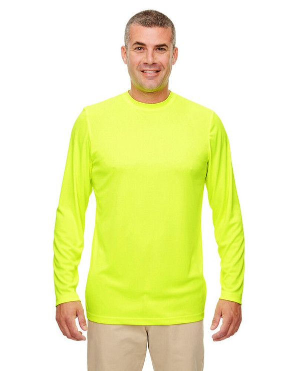 UltraClub 8622 - Camiseta de manga larga Cool & Dry Performance para hombre
