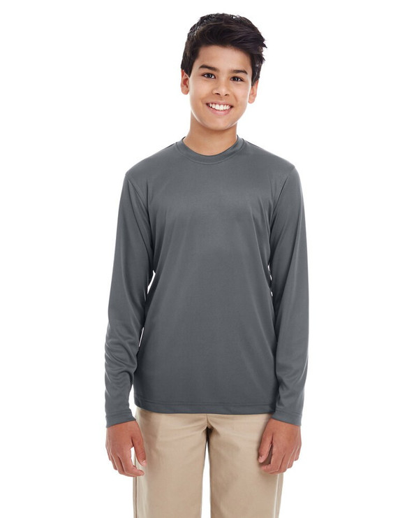 UltraClub 8622Y - Youth Cool & Dry Performance Long-Sleeve Top