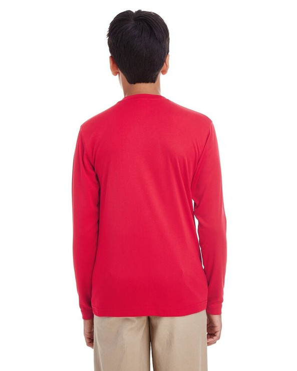 UltraClub 8622Y - Youth Cool & Dry Performance Long-Sleeve Top