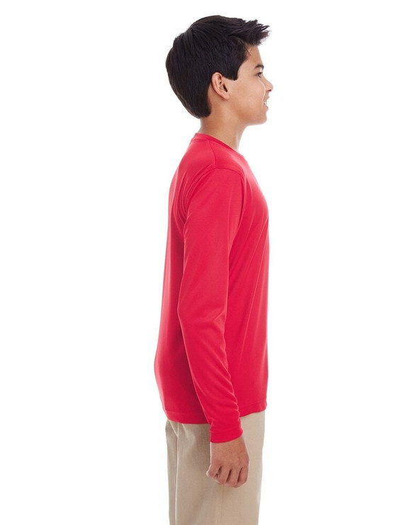 UltraClub 8622Y - Youth Cool & Dry Performance Long-Sleeve Top