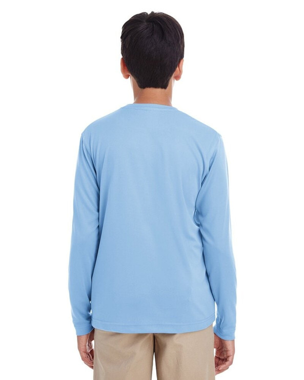UltraClub 8622Y - Camiseta de manga larga Youth Cool & Dry Performance