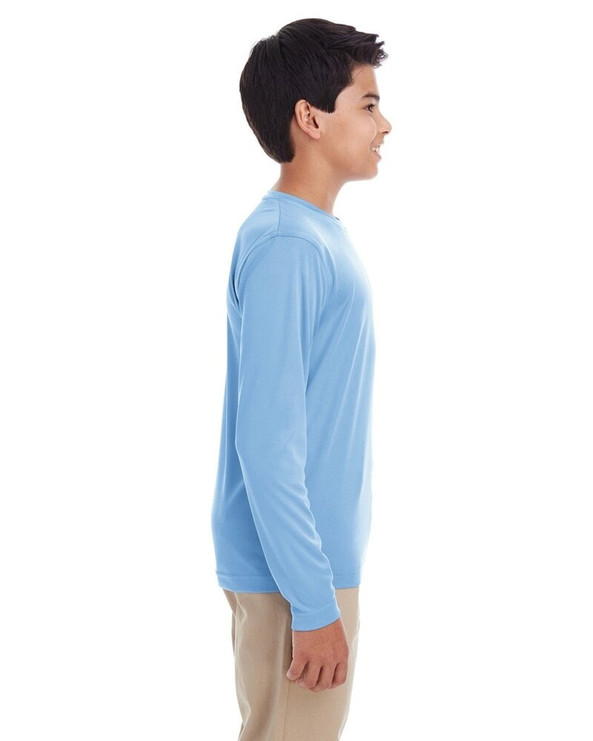 UltraClub 8622Y - Camiseta de manga larga Youth Cool & Dry Performance