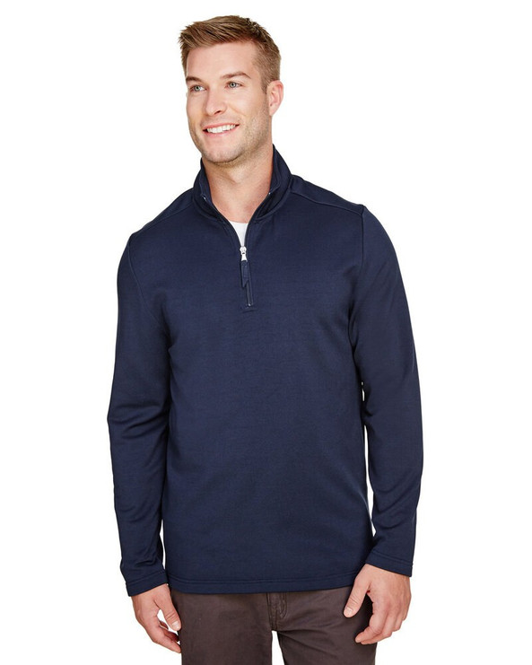 UltraClub UC792 - Men's Coastal Pique Fleece Quarter-Zip