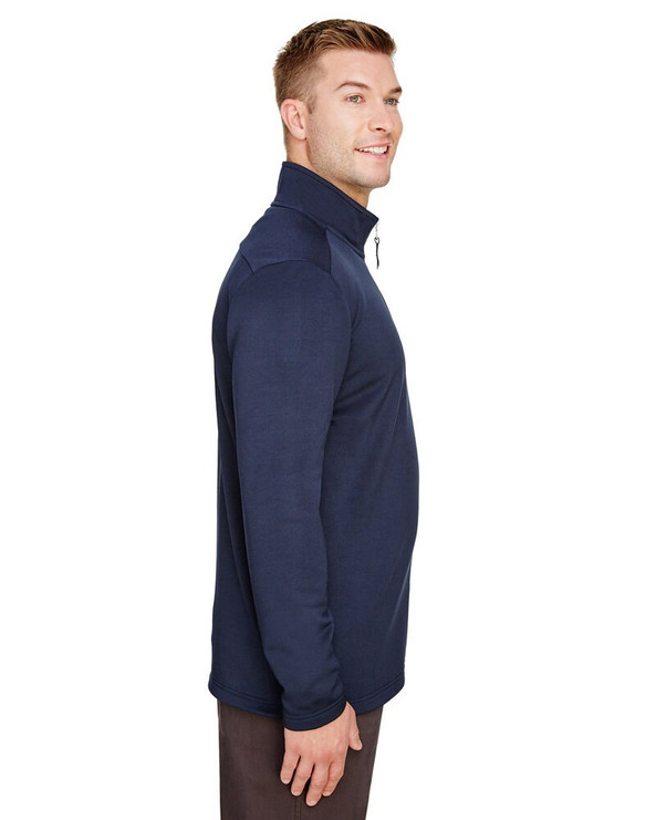 UltraClub UC792 - Men's Coastal Pique Fleece Quarter-Zip