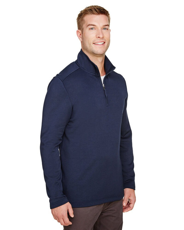 UltraClub UC792 - Men's Coastal Pique Fleece Quarter-Zip