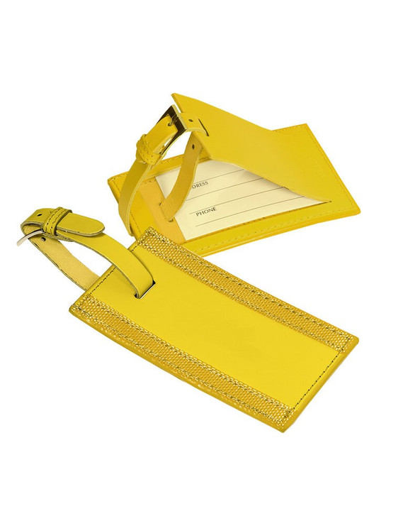 Leeman LG-9093 - Majestic Leather Luggage Tag
