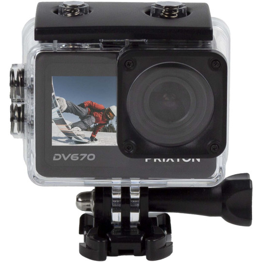 Prixton 2PA173 - DV670 kamera sportowa 4K z dwoma ekranami