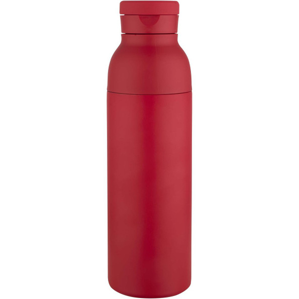 Illuminate 650 ml RCS recycled stainlesss steel double wall insulated water bottle - EgotierPro 100838