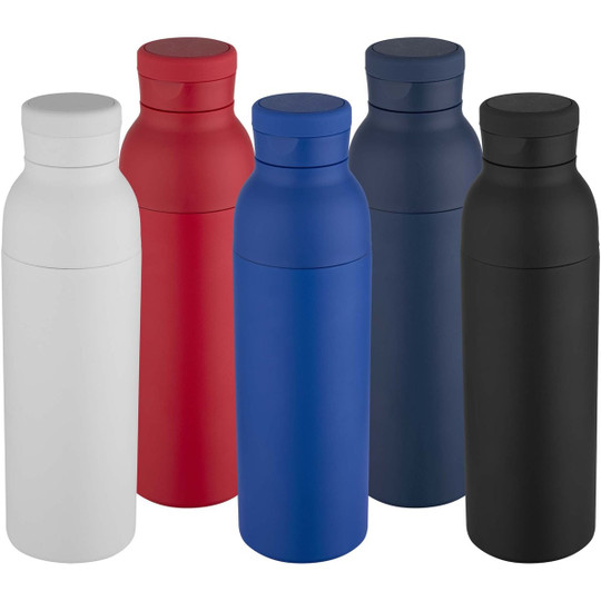 Illuminate 650 ml RCS gerecyclede roestvrijstalen dubbelwandige geïsoleerde waterfles - EgotierPro 100838