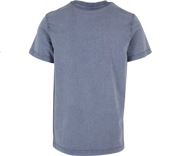 BUILD YOUR BRAND BY190 - ACID WASHED ROUND NECK TEE