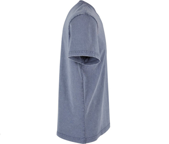 BUILD YOUR BRAND BY190 - ACID WASHED ROUND NECK TEE