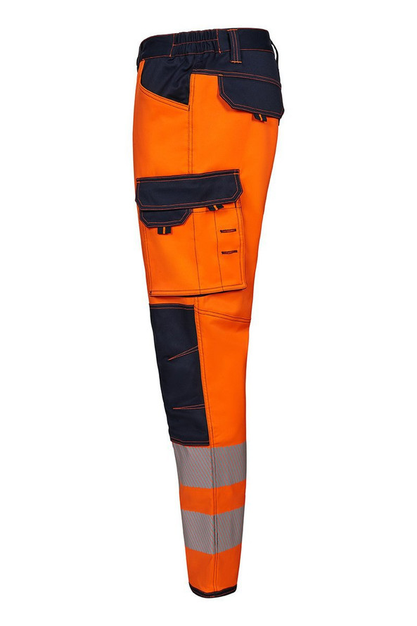 VELILLA V30310 - STRETCH TROUSERS WITH KNEE PADS AND REFLECTIVE STRIPES