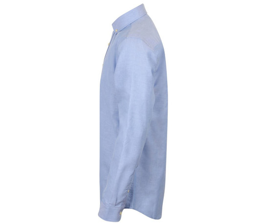 HENBURY HY512C - MODERN OXFORD LONG SLEEVED SHIRT - CLASSIC FIT