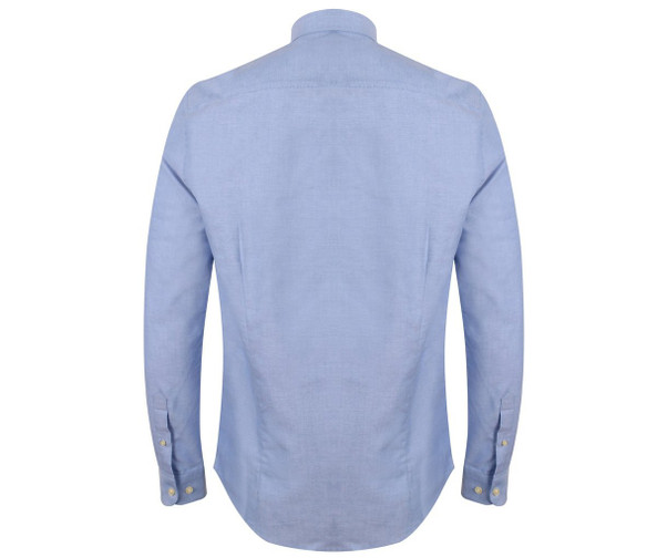 HENBURY HY512S - MODERN OXFORD LONG SLEEVED SHIRT - SLIM FIT