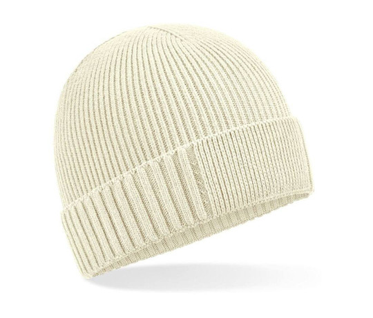 BEECHFIELD BF438N - Beanie met engineered patch van biologisch katoen