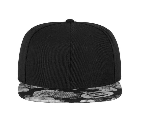 FLEXFIT F6089R - 6-panels cap with pink print on visor