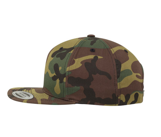 FLEXFIT 6089CF - Kappe im Camouflage-Rapper-Stil