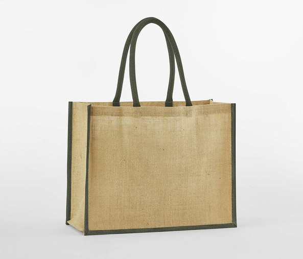 WESTFORD MILL WM470 - NATURAL STARCHED JUTE CLASSIC SHOPPER