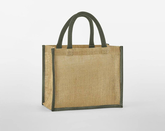WESTFORD MILL WM473 - NATURAL STARCHED JUTE MIDI TOTE