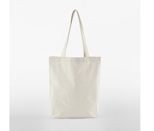 WESTFORD MILL WM251 - STRIPED ORGANIC COTTON TOTE