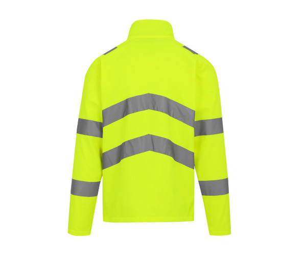 REGATTA RGA712 - HI-VIS PRO CONTRACT ABLAZE 2 LAYER SOFTSHELL JACKET (CLASS 3)