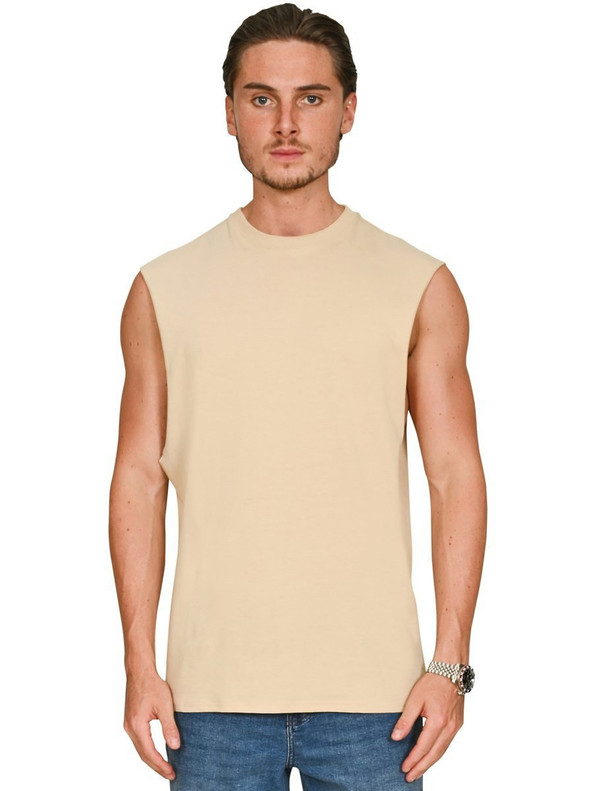 Casual Classics CRBV60 - Casual Ringspun Core 150 Droparm Raw Edge Tank