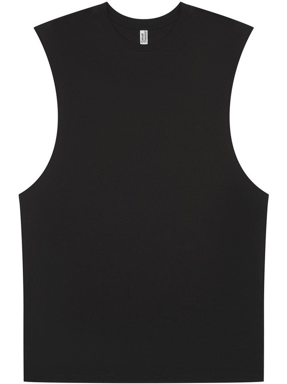 Casual Classics CRBV65 - Casual Ringspun Core 150 Droparm Raw Edge Tall Tank