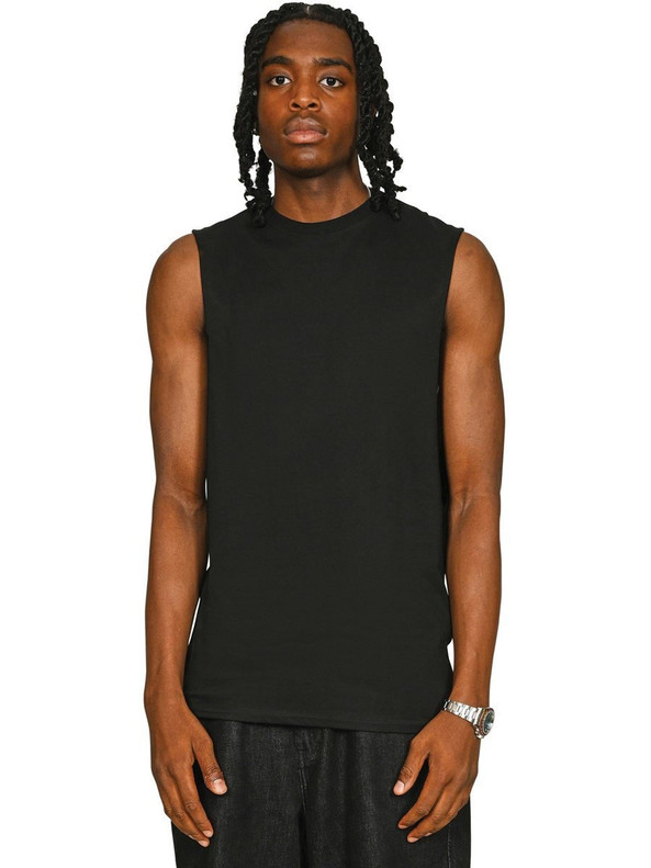 Casual Classics CRBV65 - Casual Ringspun Core 150 Droparm Raw Edge Tall Tank