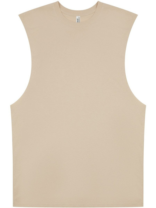 Casual Classics CRBV65 - Casual Ringspun Core 150 Droparm Raw Edge Tall Tank