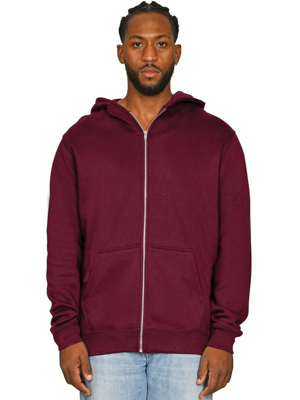Casual Classics CRBHS40 - Casual Ringspun Blended 280 Core Zip Hood