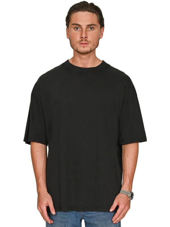 Casual Classics CRBTAC30 - Casual Ringspun 150 Acid Wash Oversize Extended Neck T