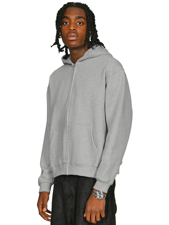 Casual Classics CRBHS255 - Casual Premium Combed 330 Boxy Oversize Tall Zip Hood