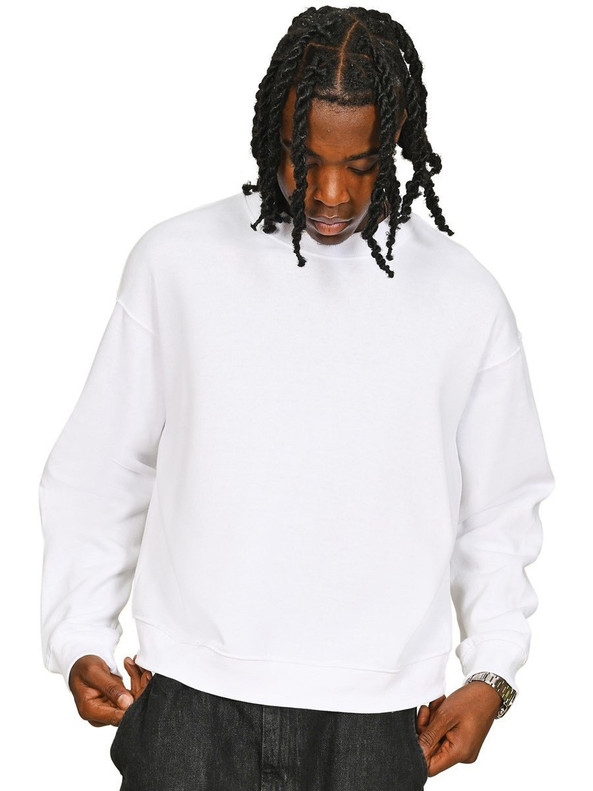 Casual Classics CRBSW205 - Casual Premium Combed 330 Boxy Oversized Extended Neck Tall Sweatshirt
