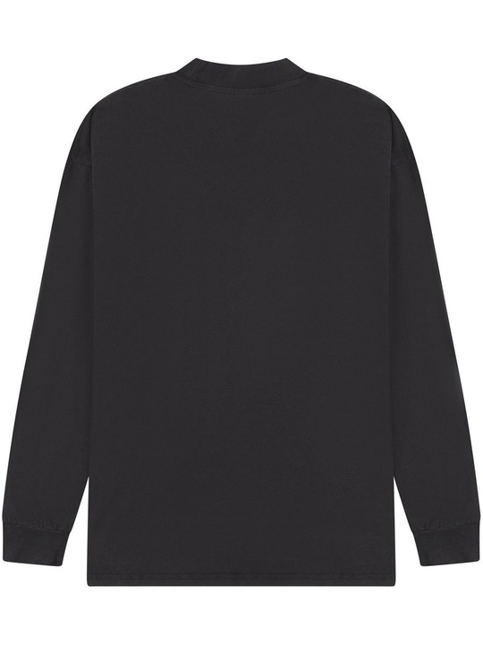 Casual Classics CRBTAC455 - Casual Ringspun Combed 180 Acid Wash Oversize Extended Neck Long Sleeve Tall T