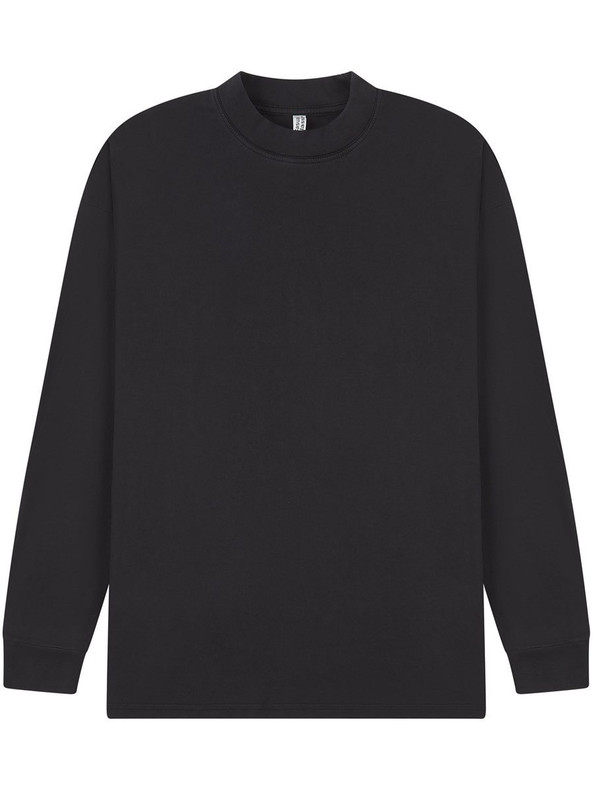 Casual Classics CRBTAC455 - Casual Ringspun Combed 180 Acid Wash Oversize Extended Neck Long Sleeve Tall T