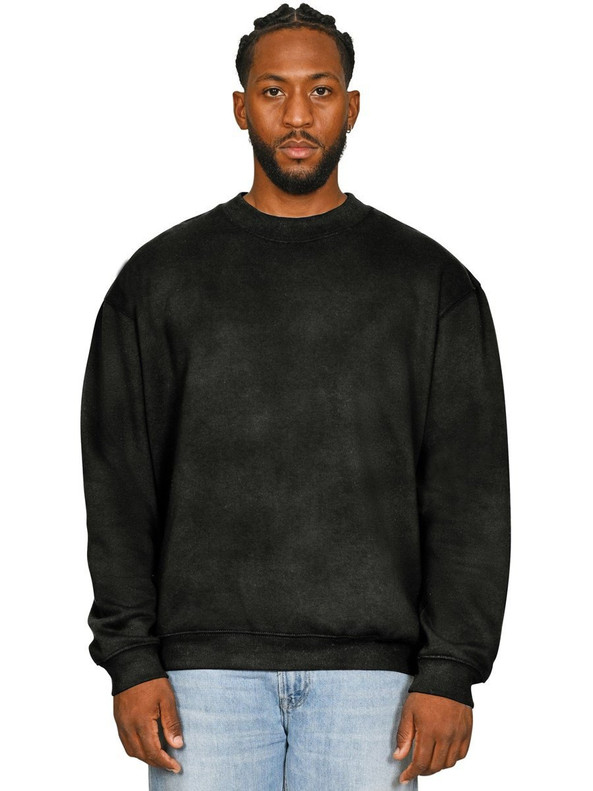 Casual Classics CRBSWAC400 - Casual Premium Combed 330 Acid Wash Oversized Extended Neck Sweatshirt