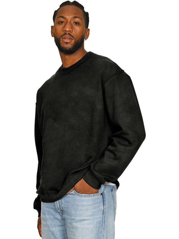 Casual Classics CRBSWAC400 - Casual Premium Combed 330 Acid Wash Oversized Extended Neck Sweatshirt
