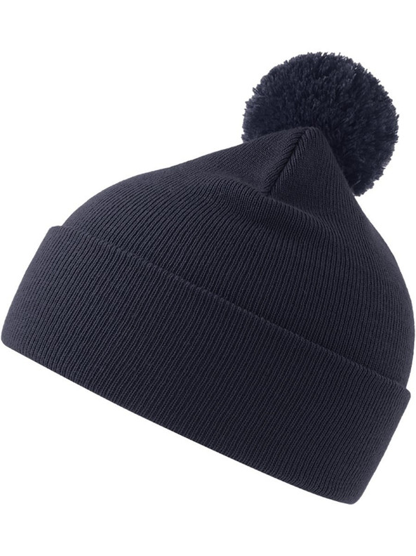 Atlantis ACWIPO - Atlantis Wind S Pompom Recycled Beanie Double Skin Cuffed