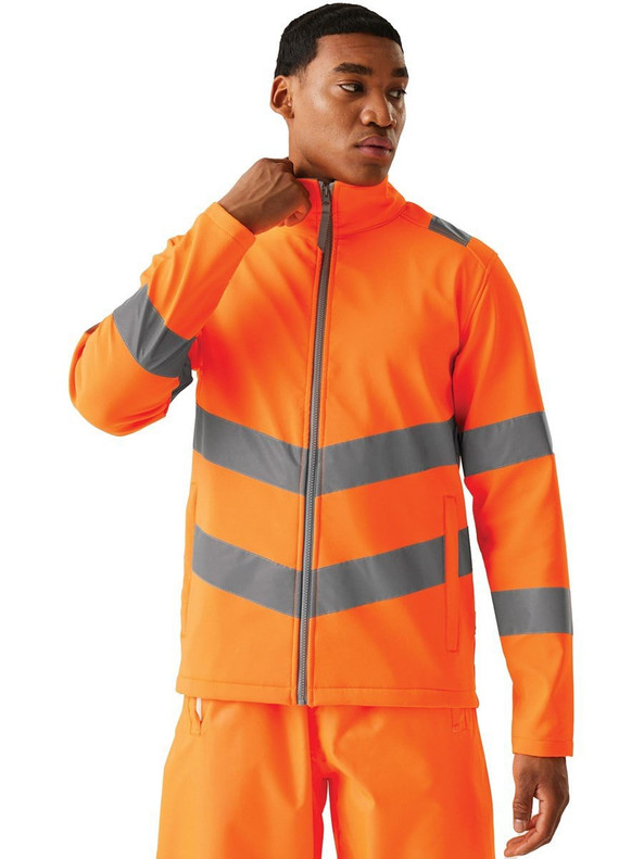 Regatta Professional RTRA712 - Regatta Pro Contract Hi Vis Ablaze 2 Layer Softshell