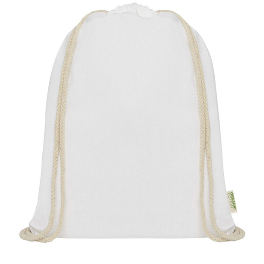 Sac refermable à cordon Odisha de 5 L bio certifié OCS 140 g/m²   - EgotierPro 120781
