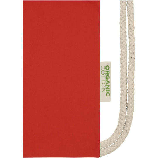 Odisha 140 g/m² OCS organic drawstring bag 5L  - EgotierPro 120781