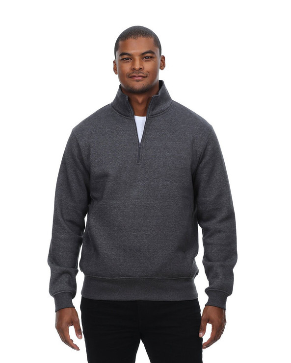 Threadfast 320Q - Unisex Ultimate Fleece Quarter-Zip Sweatshirt