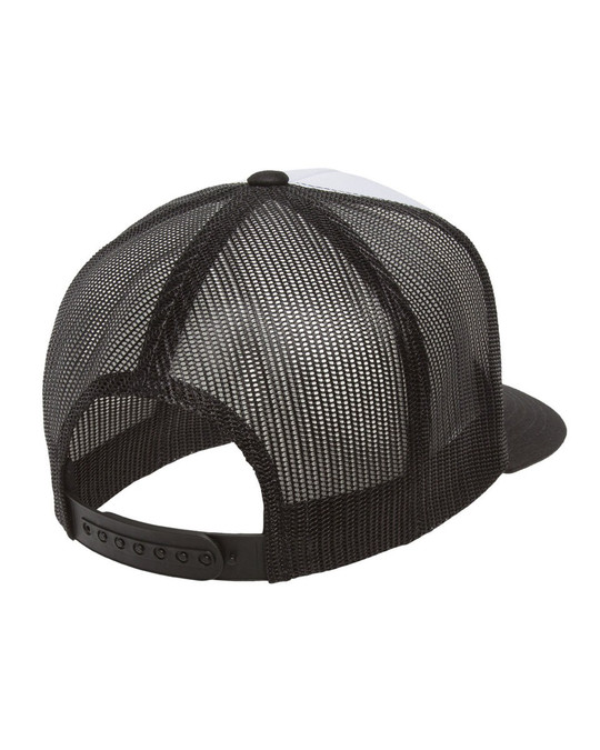 YP Classics 6006W - Casquette Trucker adulte avec panneau frontal blanc