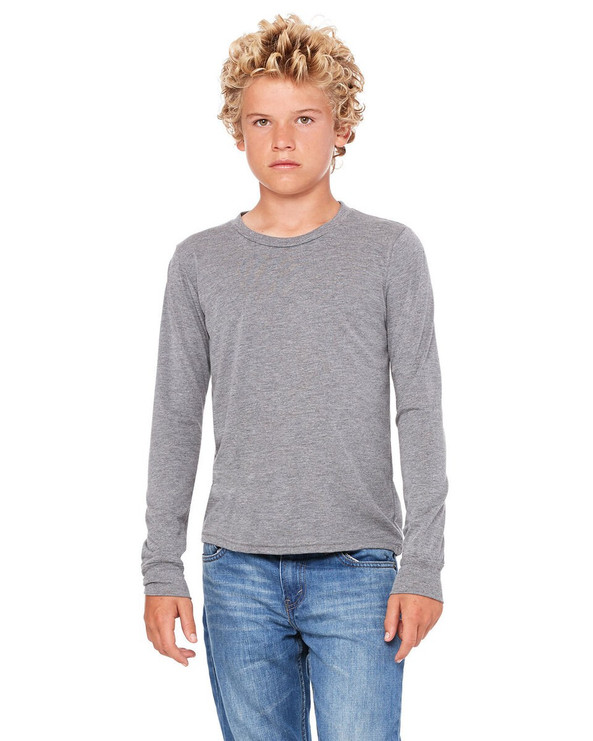 Bella+Canvas 3513Y - Youth Triblend Long-Sleeve T-Shirt