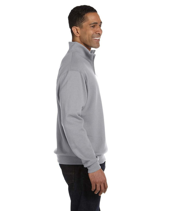 Jerzees 995M - Chandail à col cadet NuBlend® à glissière quart de tour pour adultes