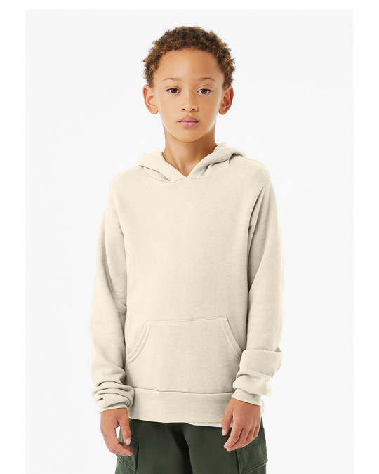 Bella+Canvas 3719Y - Sweat à capuche en polaire éponge pour les jeunes