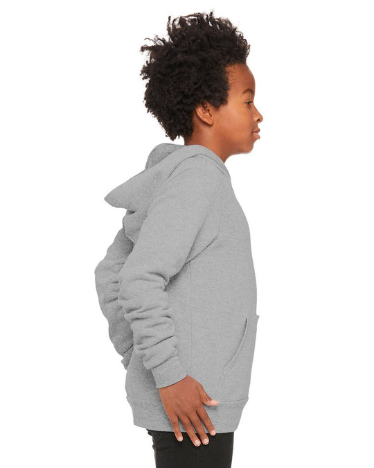 Bella+Canvas 3719Y - Sweat à capuche en polaire éponge pour les jeunes