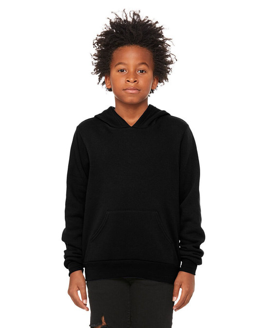 Bella+Canvas 3719Y - Sweat à capuche en polaire éponge pour les jeunes