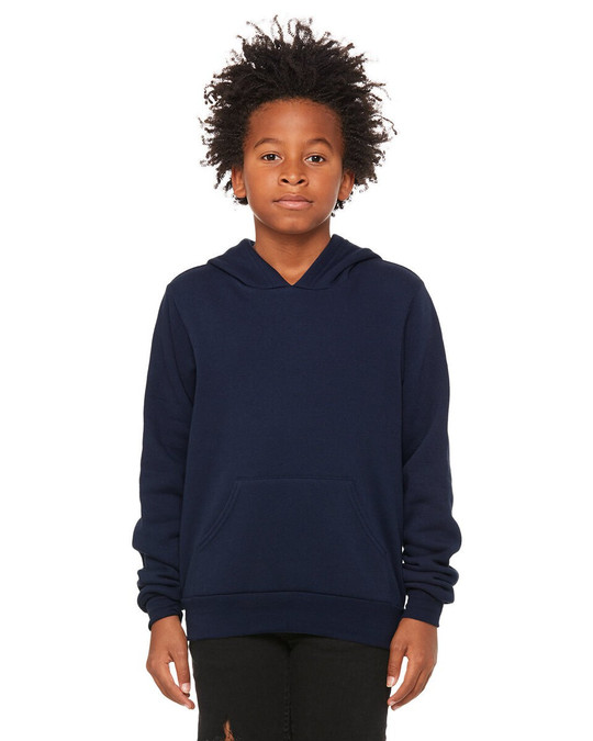 Bella+Canvas 3719Y - Sweat à capuche en polaire éponge pour les jeunes