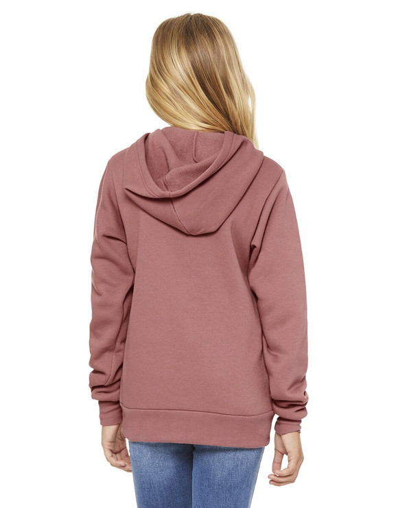 Bella+Canvas 3719Y - Youth Sponge Fleece Pullover Hooded Sweatshirt